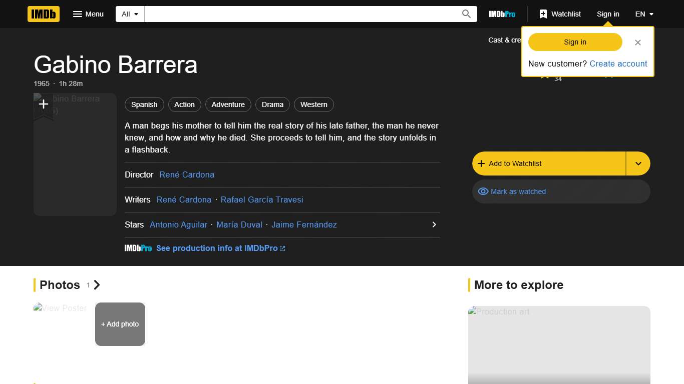 Gabino Barrera (1965) - IMDb